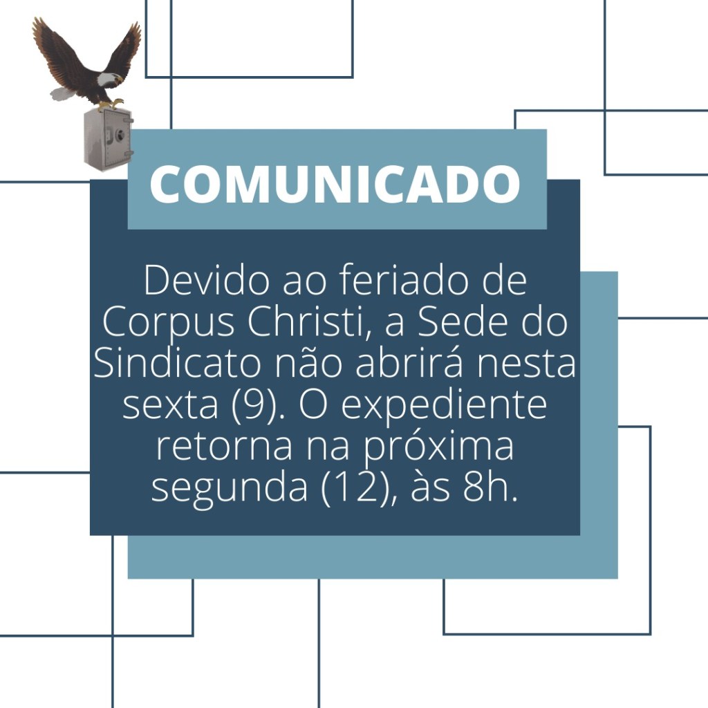 Sede do Sindicato não terá expediente sexta (09/06)