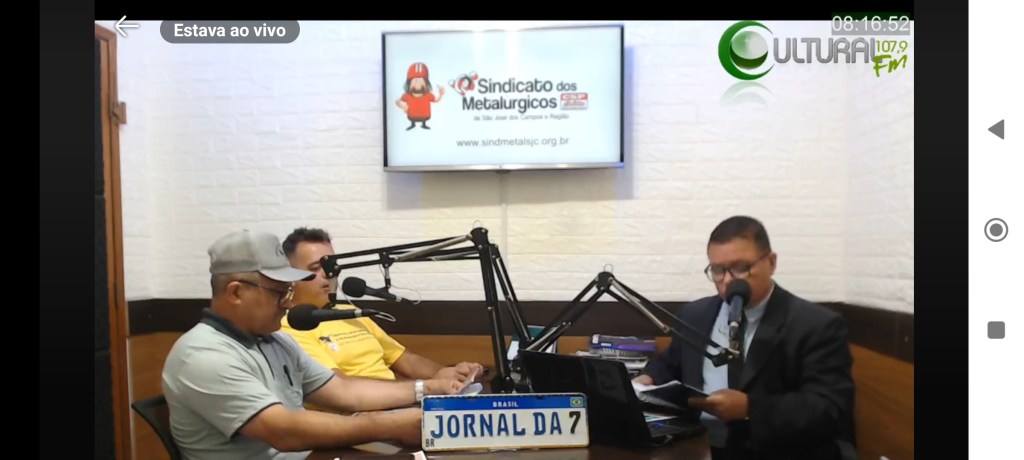 Sindicato participa do Jornal das 7, na Rádio Cultural&nbsp;FM